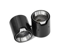 Cola de Escape Para Serie 3 G20 G21 330i 2ps Punta De Escape Conexión Directa Estilo Puntas Boquilla Tubo(Silver)