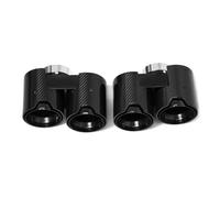 Cola de escape Para Serie 3 G20 G21 330i 330e 330d 320i 320d Modificación Del Silenciador De Escape De Fibra De Carbono Puntas de Escape(Carbon Fiber C)