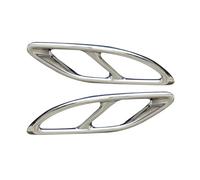 Cola de Escape Para W177 Para Escape V177 A200 Para A-CLASS 2019 2020 Parachoques Trasero 2 Piezas Tubo Escape Coche Pegatina Garganta Trasera Tubo de escape(Black 2pcs)