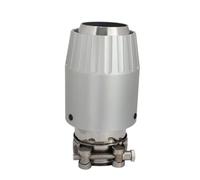 Cola de Escape Punta Silenciador Tubo Escape Aluminio Automóvil Silenciadores Plateados Universales Decoración Extremos Varios Tamaños Estilo Motor Combate Silenciador Trasero Coche(60-89)