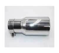 Cola de Escape Tubo Para Mitsubishi Para Outlander 2013 2014 2015 2016 2017 2018 Tubo De Silenciador De Escape De Coche Cromado De Una Pieza Tubo de escape del automóvil (Size : 51MM IN 89MM OUT)
