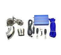 Cola de Escape Válvula Control Tubo Escape Amortiguadores Dispositivo Controlador Bomba Vacío Kit Remoto Interruptor Universal 51 63 76MM Silenciador Trasero Coche(63mm Kit A)