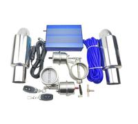 Cola de Escape Válvula Control Tubo Escape Amortiguadores Dispositivo Controlador Bomba Vacío Kit Remoto Interruptor Universal 51 63 76MM Silenciador Trasero Coche(63mm Kit D)