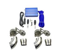 Cola de Escape Válvula Control Tubo Escape Amortiguadores Dispositivo Controlador Bomba Vacío Kit Remoto Interruptor Universal 51 63 76MM Silenciador Trasero Coche(63mm Kit B)