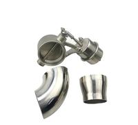 Cola de Escape Válvula Control Tubo Escape Amortiguadores Dispositivo Controlador Bomba Vacío Kit Remoto Interruptor Universal 51 63 76MM Silenciador Trasero Coche(Valve 76mm)