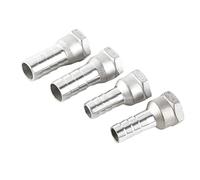 Cola de espiga for manguera 6/8/10/12/14MM SS304 accesorio tubería acero inoxidable 1/8 "1/4" 3/8 "1/2" adaptador acoplador junta conector hembra(12mm Barb,1/2")