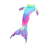 Cola De Infantil Para Natación, Falda De Sirenita Cosplay Niña Para Juegos Acuáticos Y Verano