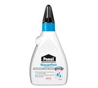 Cola de madera Ponal resistente al agua, 225 g de cola de montaje sin disolventes con gran fuerza de adhesión para cocinas y baños, cola transparente para montaje, unión y pegado de superficies