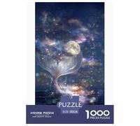 Cola de Pez Fantástica Puzzles 1000 Piezas Juego De Reto Juguete Adultos Y Niños Brillo Mágico Juego Educativo Actividad Familiar Regalo Decoración Hogar 38x26cm/1000pcs