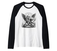 Cola de Serpiente de Marchosias, Furia Elevada Camiseta Manga Raglan