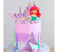 cola de sirena decoracion de tarta bajo el mar concha de mar decoracion de tarta mermaid party supplies for baby shower birthday bridal shower wedding party
