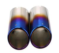 Cola de Tubo de Escape Accesorios Embellecedores Cubierta Tubo Escape Trasero Estilo Para A3 A1 A4 B8 Q5 2009 2010 2011 2012 2013 2014 2015 2016 Tubo de Escape(Azul)