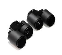 Cola de Tubo de Escape Tubo Silenciador De Punta De Escape Fibra Carbono Cuádruple Sin Soldadura Para G05 X5 G06 X6 G07 X7 2019+ Tubo de escape del coche(Carbon Fiber C)