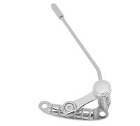 Cola de Vibrato para Guitarra Eléctrica de Aleación de Zinc, de Trémolo Simple y Fácil de Instalar con Barra de Parada, Estilo SG, Práctica Diaria, Puesta en Escena (SILVER)