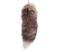 Cola de zorro de 20 pulgadas Fox Tail Therian Cola Furry Tail Therian Black Fox Cola Fox, 7