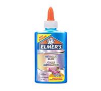Cola Elmer´S Slime Metalico Lavable 147 Ml Azul (Set de 3)