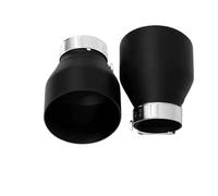 Cola Escape 2 Unids/lote Punta Escape Para F22 F23 Para M235i Para M240i F20 F21 Para M135i Para M140i F30 F31 F32 F33 F36 Tubo Silenciador Doble Redonda(Matte Black)