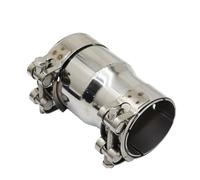 Cola Escape Adaptador Reductor Universal De Acero Inoxidable Varios Tamaños, Silenciador Tubo Escape Recto Para Coche, Conexión Soldado Doble Redonda(I.D 67-70)