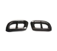 Cola escape Coche 2020-2022 Para Benz Para GLE 350 Para GLE 450 Para GLC Para GLS W167 X253 2020 Silenciador Tubo Escape Pegatina Cubierta Trasera Tubo de escape(Carbon Fiber)