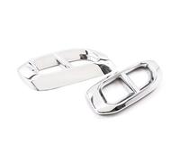 Cola escape Coche 2020-2022 Para Benz Para GLE 350 Para GLE 450 Para GLC Para GLS W167 X253 2020 Silenciador Tubo Escape Pegatina Cubierta Trasera Tubo de escape(Plata)