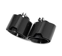 Cola Escape Coche Para G20 G21 320i 330i 420i 430i G22 G23 1 Pieza Punta De Silenciador De Escape Boquilla Del Sistema De Escape(Black 1 Pair)