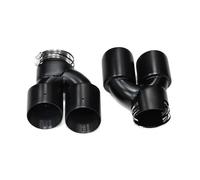 Cola Escape Coche Para M340i G20 G21 G22 G23 M440i G42 M240i Tubo De Escape De Automóvil Silenciador De Cuatro Puntas Sistema De Escape(Black B)