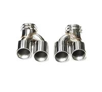 Cola Escape Coche Para M340i G20 G21 G22 G23 M440i G42 M240i Tubo De Escape De Automóvil Silenciador De Cuatro Puntas Sistema De Escape(Silver A)