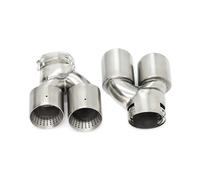 Cola Escape Coche Para M340i G20 G21 G22 G23 M440i G42 M240i Tubo De Escape De Automóvil Silenciador De Cuatro Puntas Sistema De Escape(Silver B)