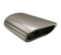 Cola Escape Coche Tubo De Escape Trasero Silenciador Cubierta Tubos Del Coche Para X3 E83 F25 Serie 3 E90 E91 320d 318d 318i E92 E93(Plata)