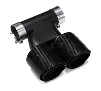 Cola Escape Doble Salida Para 718 Para Cayman 987 Para Boxster Punta Escape Rectangular Silenciador Doble Salida Tubo(987 Carbon Fiber B)