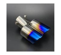 Cola Escape Doble Salida Para Alto Para Liane Para Grand Para Vitara Para S-cross Para Spacia Para Splash Para Kizashi Para Wagon R Para IGNIS Tubo Escape Automóvil(A Type Straight Blue)