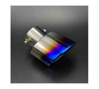 Cola Escape Doble Salida Para Alto Para Liane Para Grand Para Vitara Para S-cross Para Spacia Para Splash Para Kizashi Para Wagon R Para IGNIS Tubo Escape Automóvil(B Type Bent Blue)