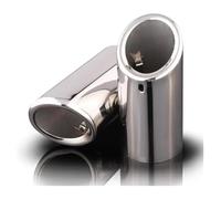 Cola Escape Doble Salida Para Skoda Para Octavia A5 A7 Para Superb Para Yeti 1.4T 1.6T 1 Silenciador Tubo Escape Acero Inoxidable(1piece Silver)