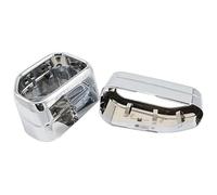 Cola Escape Doble Salida Para X3 LCI G01 30i Ix EX X4 G02 30iX Cubierta Punta Escape Acero Inoxidable 304 Silenciador Deportivo Tubo Boquilla(Plata)