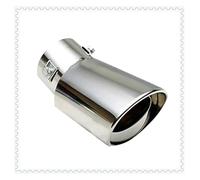 Cola Escape Punta silenciador redonda acero inoxidable para Mercedes para Benz Clase ML GL G GLC43 G350d E350 W211 W203 W204 Tubo Escape Coche(Bend)