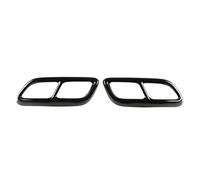Cola Escape Tubo Silenciador Para Cadillac XT4 XT5 XT6 CT4 CT5 2016-2023, Silenciador De Tubo De Escape, Pegatina De Cubierta, Accesorios De Coche De Acero Inoxidable(C Black)