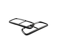 Cola Escape Tubo Silenciador Para Cadillac XT4 XT5 XT6 CT4 CT5 2016-2023, Silenciador De Tubo De Escape, Pegatina De Cubierta, Accesorios De Coche De Acero Inoxidable(B Black)
