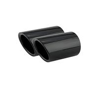 Cola Escape Tubo Tubo De Escape Coche, Silenciador, Punta Para VW Para JETTA MK6 1,4 T 2012 2013 2014 2015 Terminal de Escape(70mm Black)