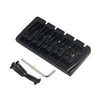 Cola fija, 1 pieza, oro, 5 cuerdas, puente de 5 cuerdas, cola dura fija fija for bajo de 5 cuerdas, piezas de guitarra de doble uso, gran oferta, nuevo(Schwarz)