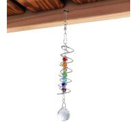 Cola giratoria de viento | Bola de resistente a la intemperie | Colgante de pared interior | para interiores y exteriores, sala de estar, puerta, dormitorio, entrada, jardín,
