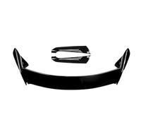 Cola Lip ala Alerón Trasero Maletero Divisor Cola Deflector Aire Ajuste Kit Carrocería para Civic FK7 10th para Hatchback 2016-2021 Auto Spoiler ala(Glossy Black)