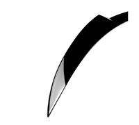 Cola Lip ala Central Maletero Divisor Borde ala para Alfa para Romeo para Stelvio 2018-2024 4 Puertas Aspecto Fibra Carbono Negro Brillante(Glossy Black)