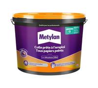 Cola Para Papel Pintado Metylan Lista Para Usar 4,5 Kg, Secado Transparente Y Alta Adherencia Para Vinílicos, Tnt Y Papeles Especiales