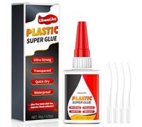 Cola para Plástico 35g | Pegamento Instantáneo Ultra Fuerte y Transparente - Impermeable, Resistente al Calor | Adhesivo para PLA, Impresión 3D, Juguetes, Coches, ABS, PVC, Manualidades y Más