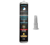 Cola Parabrisas Profesional - IRONTEK - 290ml | IT300 | Homologada Crash Test | Secado 1H | Sin Solventes | Imprimación Integrada