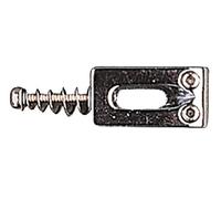Cola Partsland modelos Stratocaster 10,8 mm de ancho, cromada