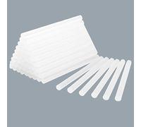 COLA TERMOFUSIBLE BLANCA - BOLSA 1KG = 50 BARRAS de silicona para pistola caliente 11mm x 200mm - PROFESIONAL - (Made in SPAIN)