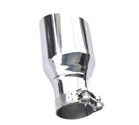 Cola Tubo Escape 1 Silenciador De Tubo Escape Universal Acero Inoxidable 304 Para Automóvil, Accesorio Modificación Para Coche Silenciador De Coche(63MM IN -89MM OUT)