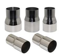 Cola Tubo Escape Adaptador Reductor Recto Universal De Acero Inoxidable Para Silenciador Escape Coche Y Motocicleta, Tubería Soldada Silenciador De Coche(O.D 54mm-60mm)