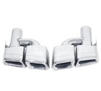 Cola Tubo Escape Adecuado Para ClaseC Para ClaseE Para ClaseS W218 Tubo Boca Cuadrada Silenciador Salidas coche(Lavender)